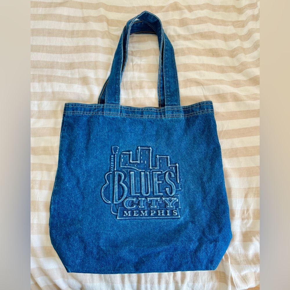 Blues City Memphis Tyca denim tote